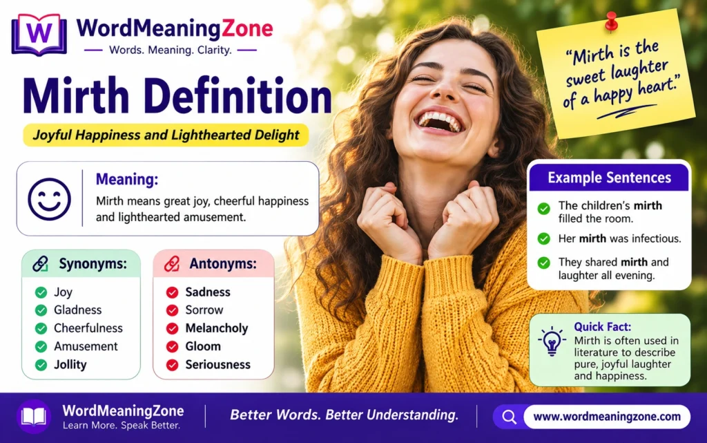 Mirth Definition: What It Really Means, Where It Came From, and How to Use It Today Mirth Definition