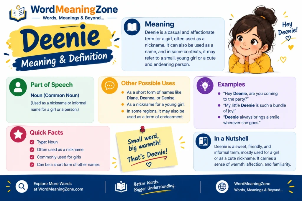 Deenie Definition: The Full Story Behind This Slang Nickname (2026) Deenie Definition