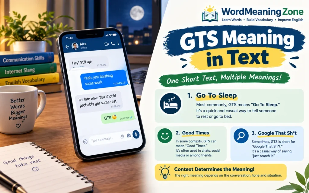 GTS Meaning in Text: 5 Surprising Meanings, Real Examples & Reply Ideas (2026 Guide) GTS meaning in text
