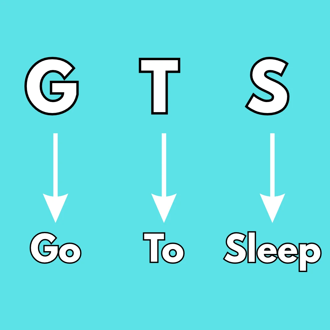 GTS meaning in text from girl