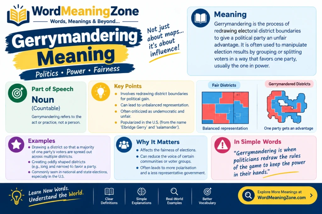 Gerrymandering Meaning