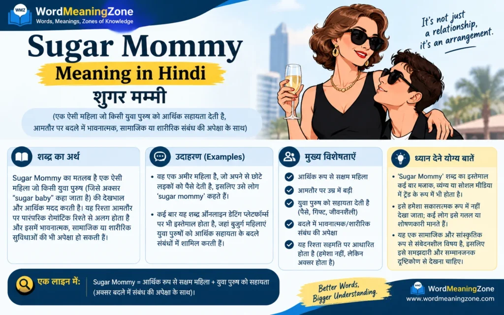 Sugar Mommy Meaning in Hindi: 7 Truths Nobody Tells You Sugar Mommy Meaning in Hindi