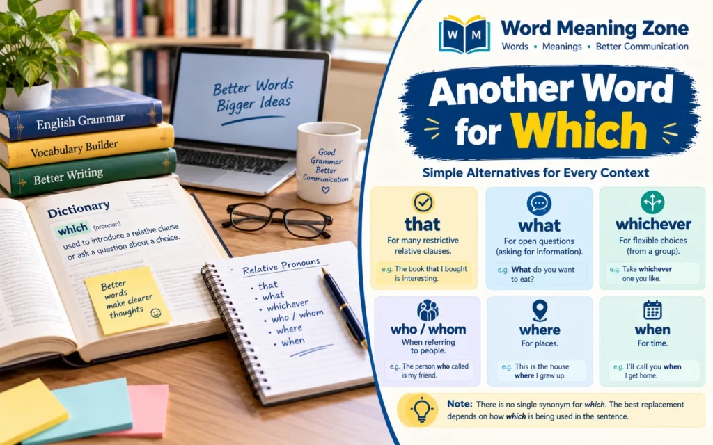 Another Word for Which: 25+ Smart Alternatives (2026 Guide) Another Word For Which