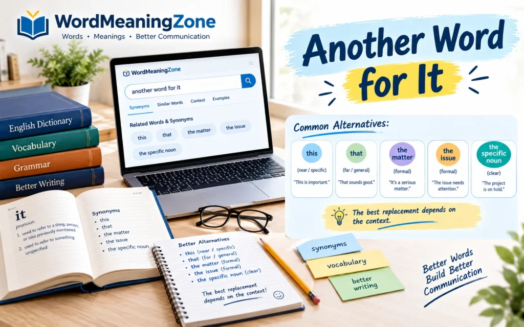 Another Word for It: 75+ Smart Alternatives (2026 Guide) Another Word for It